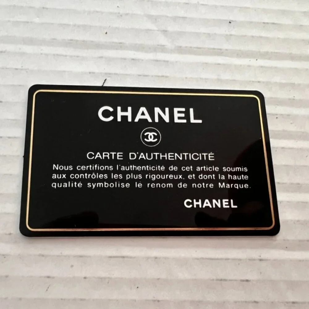 Chanel black leather lambskin leather pocket clutch / laptop sleeve